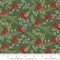 Fabric Moda Spruce Cardinals in the Tree Winter Friends by the Quarter Yard 56132-16